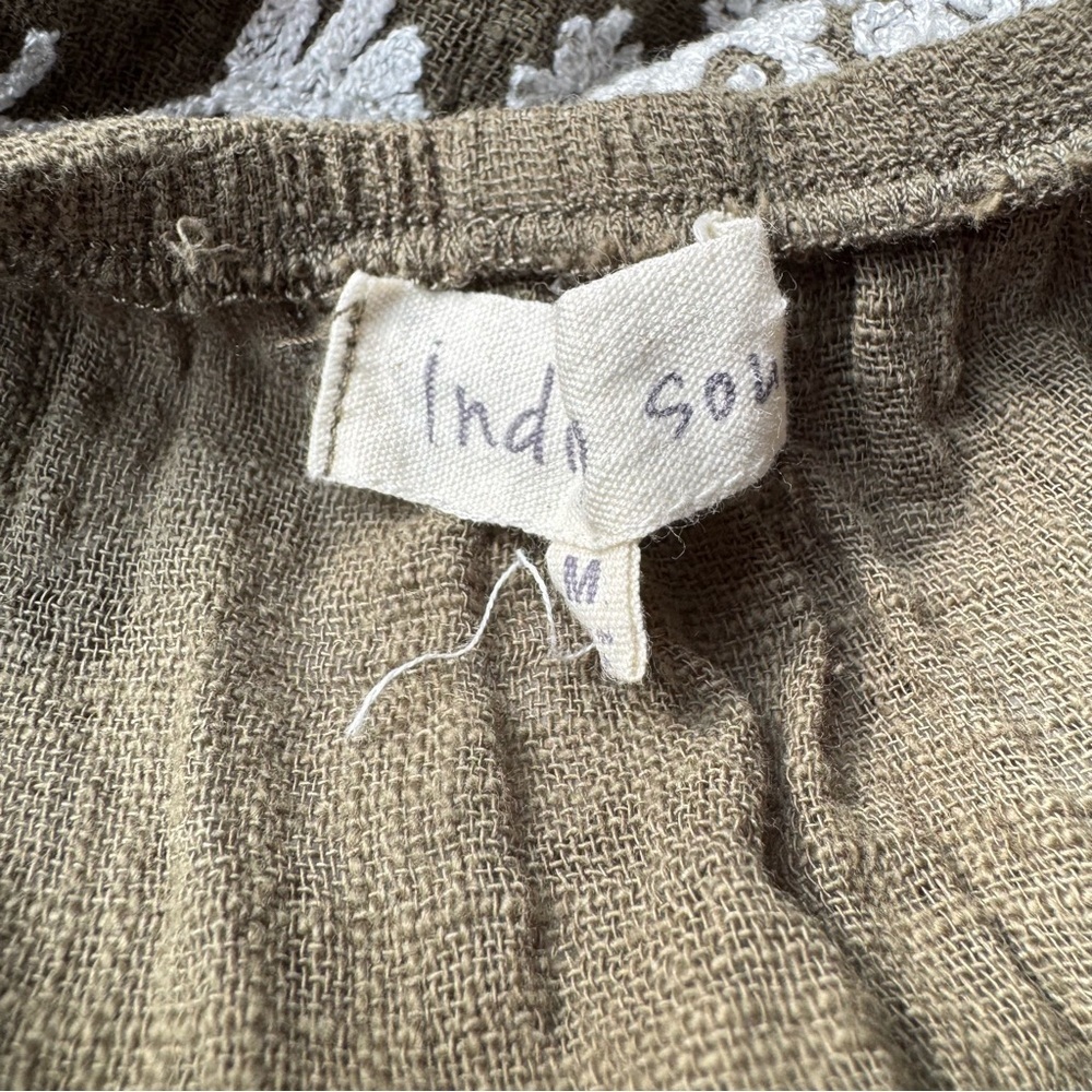 Indigo Soul Boho Embroidered Mini Dress - Picture 6 of 6